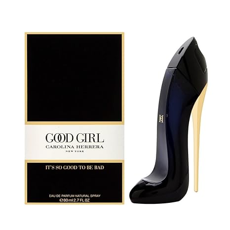 Carolina Herrera Good Girl perfume bottle and packaging on a white background