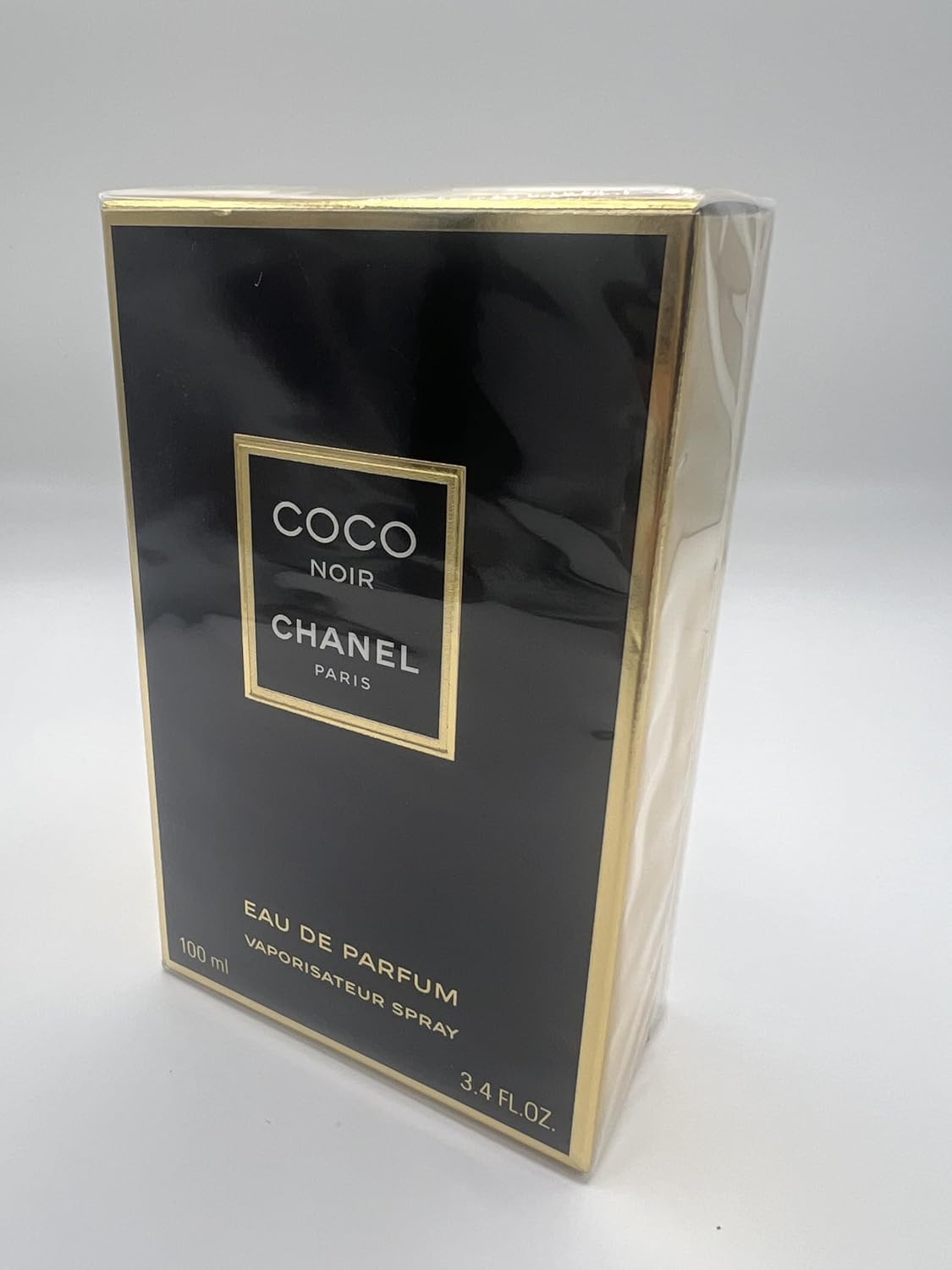 Chanel Coco Noir perfume packaging on a white background