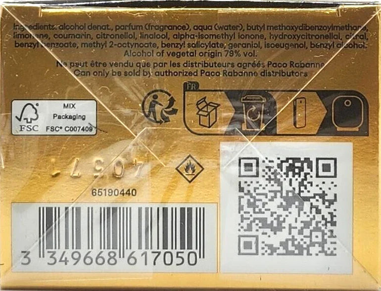 PACO RABANNE 1 MILLION ROYAL PARFUM SPRAY FOR MEN 3.4 Oz / 100 ml BRAND NEW!!!