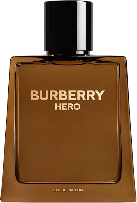 Burberry Hero Eau de Parfum bottle on a white background