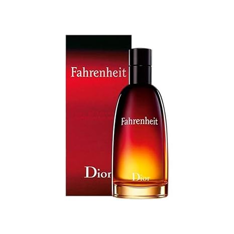 Dior Fahrenheit perfume bottle and packaging on a white background
