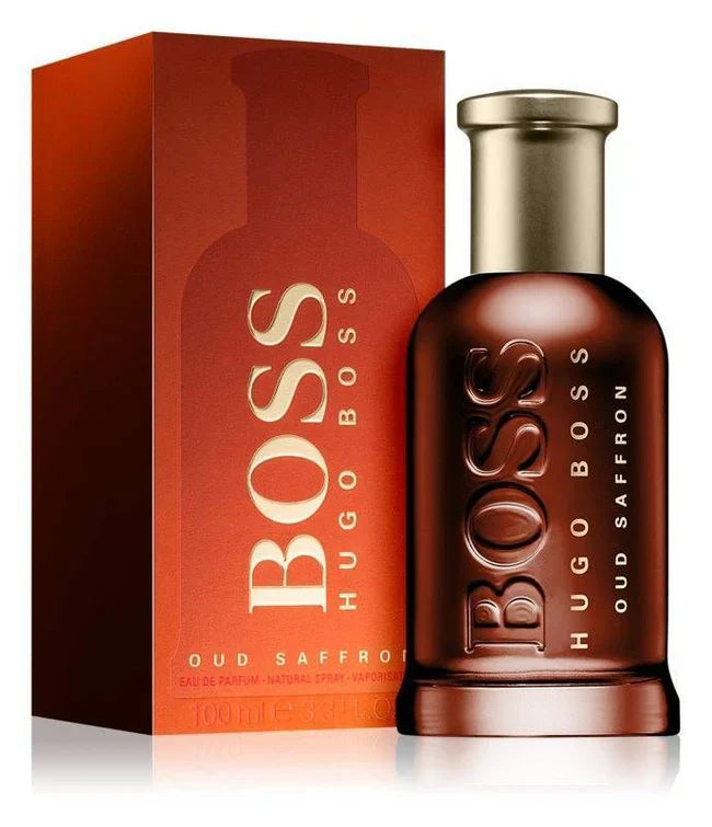 Boss Oud Saffron Parfum for Men 3.3oz 100ml Spray New Boxed Gift Idea