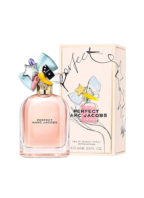 Marc Jacobs Perfect Eau de Parfum – Floral Women's Perfume 100ml – With Notes of Rhubarb, Daffodil, Almond Milk & Cashmeran
