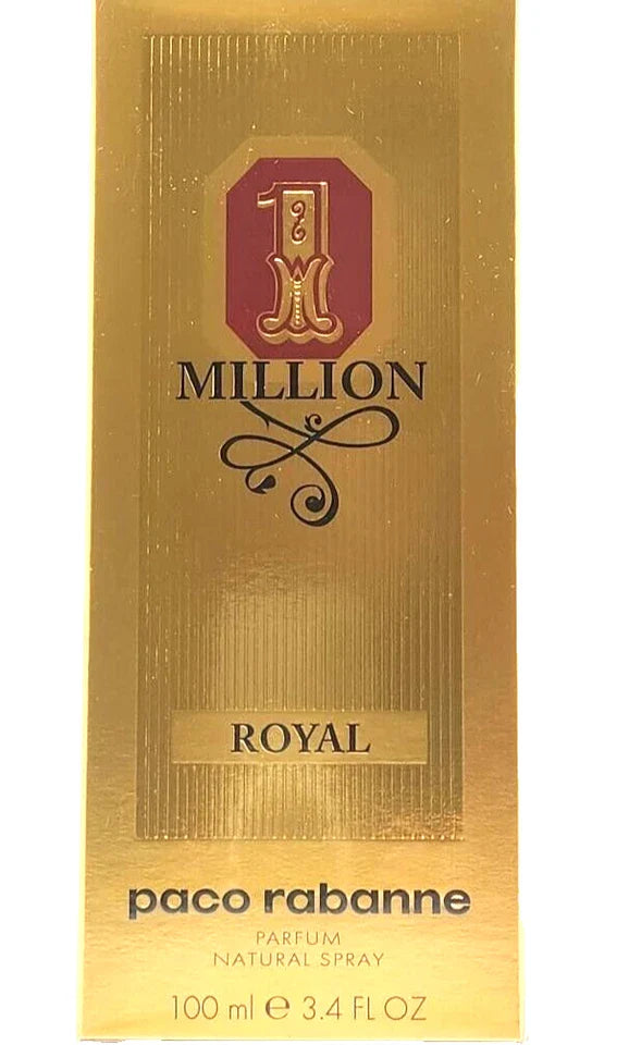 PACO RABANNE 1 MILLION ROYAL PARFUM SPRAY FOR MEN 3.4 Oz / 100 ml BRAND NEW!!!