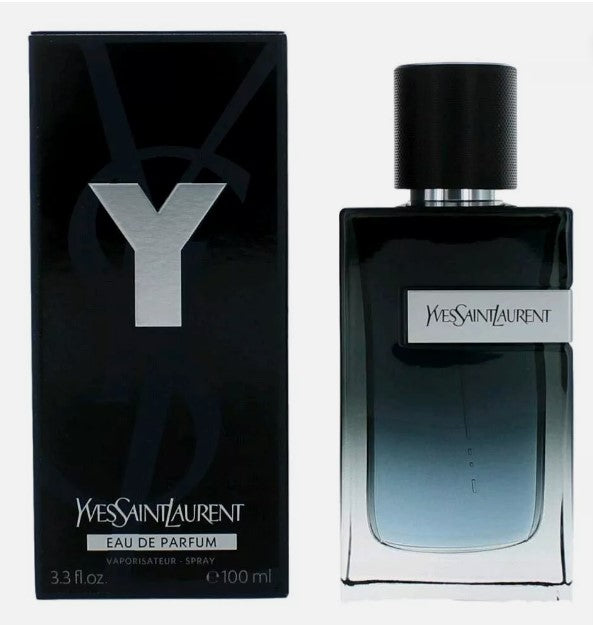Yves Saint Laurent Eau de Parfum bottle and packaging on a white background